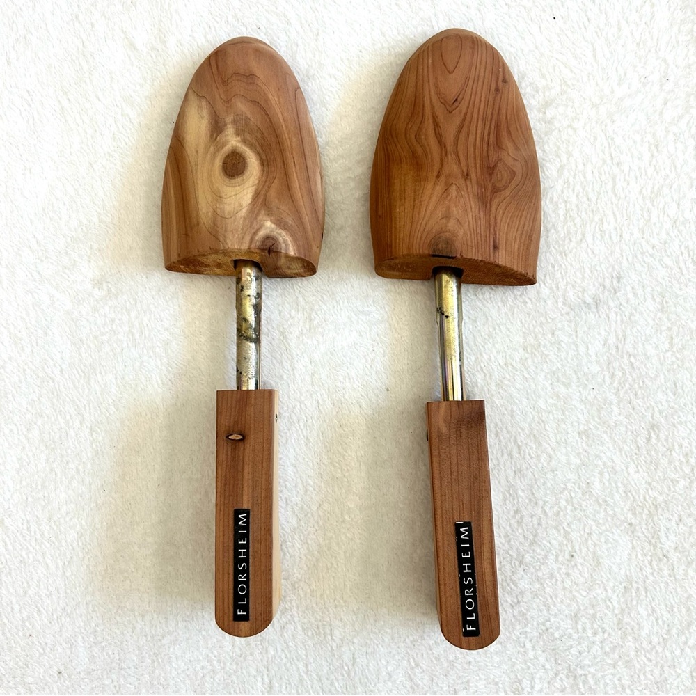 Florsheim Cedar Wood Shoe "S" Trees Dress Shoe Stretcher Inserts Adjustable